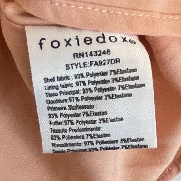 NWT Foxiedox Carmella Lace Fit & Flare Mini Dress - Picture 7 of 7